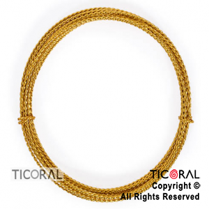 ALAMBRE VIRADO ORO X 3 X 2 MTS C/U x 1